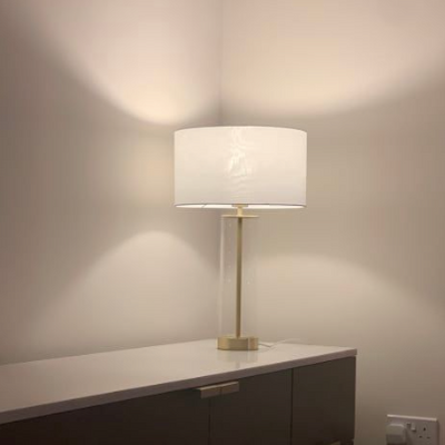 This table lamp is designed with a clever three-stage dimmer function, so you can enjoy a different light level throughout the day with a simple touc
